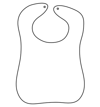 Hvordan sy en babybib med egne hender