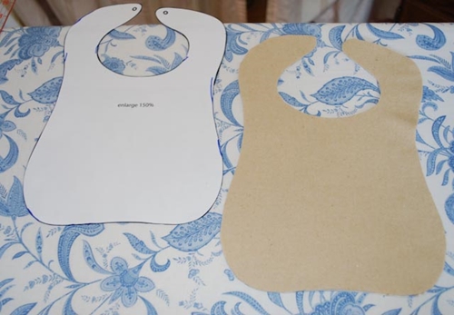 Hvordan sy en babybib med egne hender