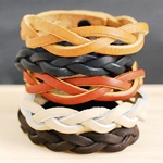 Lære å veve armbånd fra lær