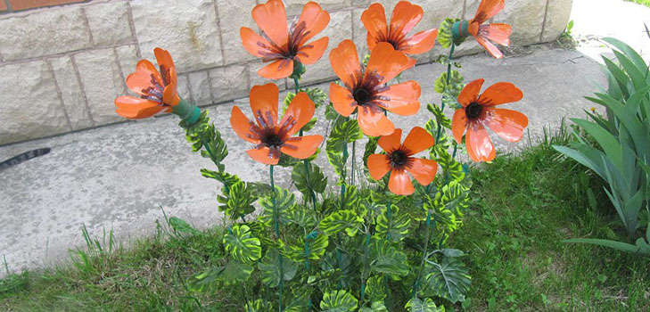 Blomster fra plastflasker: en mesterklasse for å lage plasthåndverk med egne hender