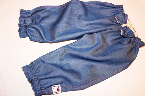 Jeans for jenter, trinnvis masterklasse. Sommer jeans for jenter med egne hender
