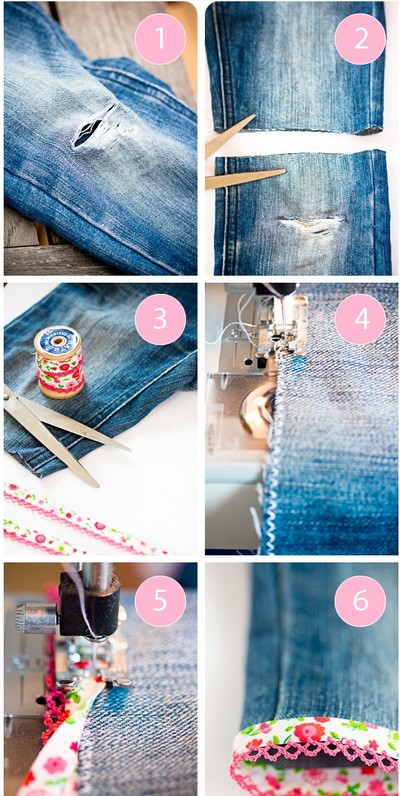 Hvordan lage jeans fra shorts