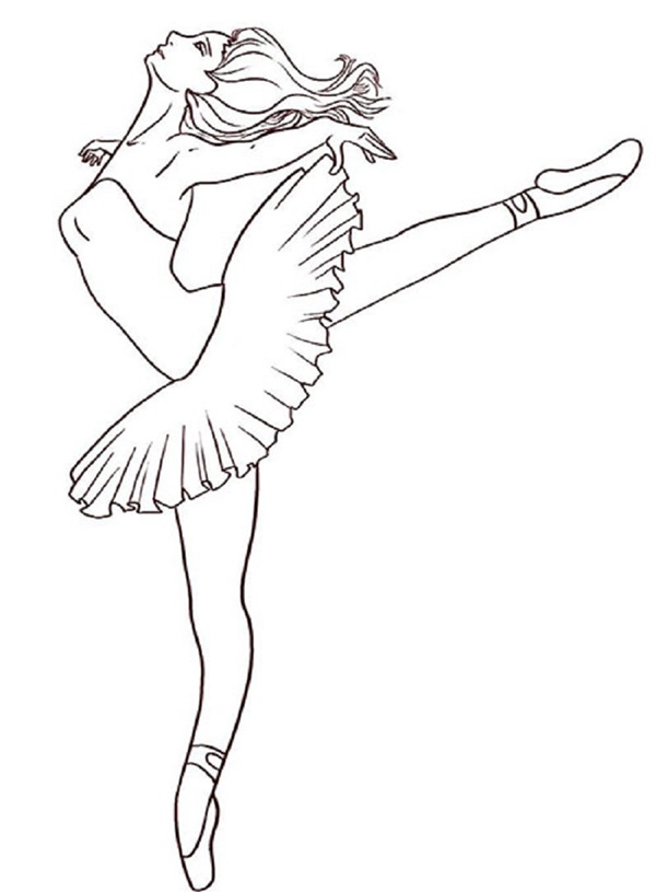 Hvordan tegne en ballerina enkelt og enkelt