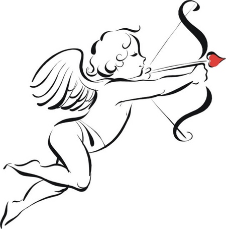 Hvordan tegne Cupid