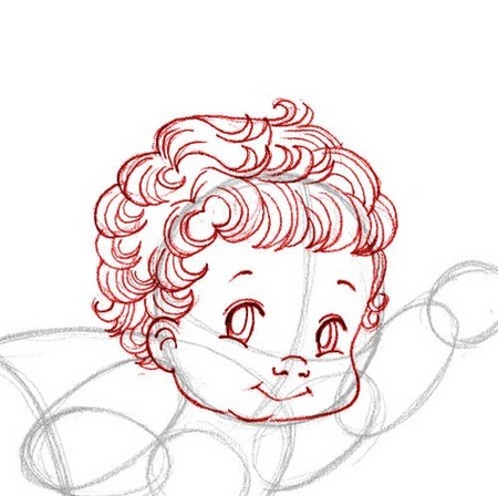 Hvordan tegne Cupid