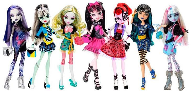 Hvordan tegne Claudine Woolf fra "Monster High"?