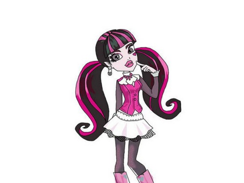 Hvordan tegne "Monster High" Claudine Wulf 13 ønsker? Hvordan tegner Claudine Woolf fra "Monster High" i etapper?