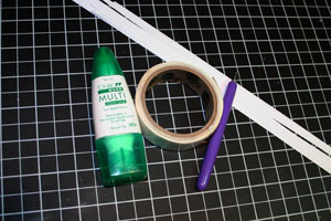 Quilling postkort av egne hender