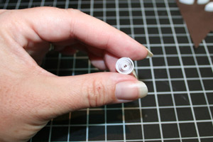 Quilling postkort av egne hender