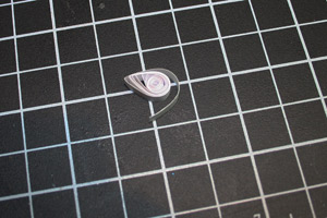 Quilling postkort av egne hender