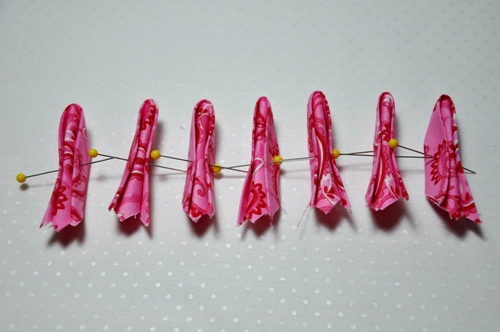 Hvordan lage blomster kanzashi fra et vev med egne hender