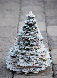 Hvordan lage et juletre fra papir