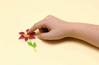 Quilling blomster fra papir til nybegynnere
