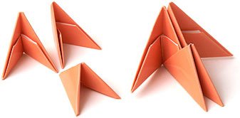 Hvordan lage modulær origami?