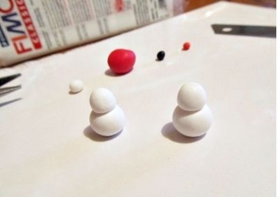 blanks for snowman molds to sammenhengende baller