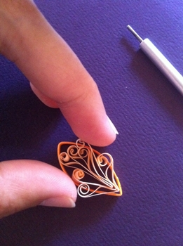 Quilling juledekorasjoner 