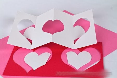 Vi lager en vakker volumetrisk valentine 14. februar - en mesterklasse med et bilde
