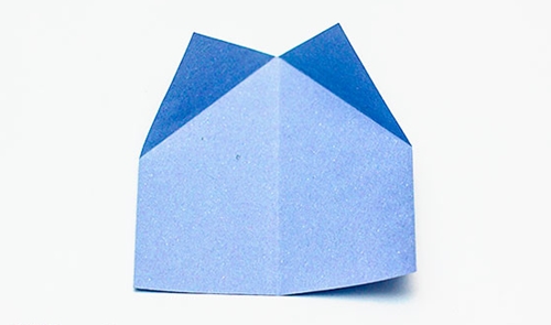 Hvordan lage en origami blomst med egne hender
