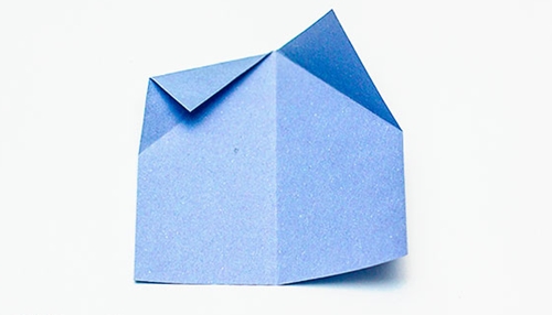 Hvordan lage en origami blomst med egne hender