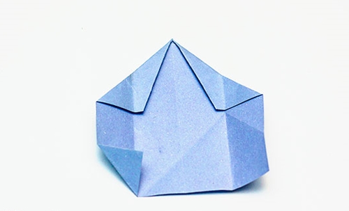 Hvordan lage en origami blomst med egne hender
