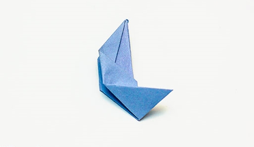 Hvordan lage en origami blomst med egne hender