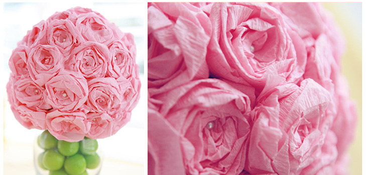 Rose fra et serviett med egne hender