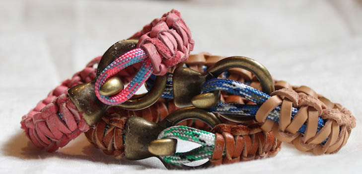 Hvordan flette et armbånd fra en ledning. 2 måter