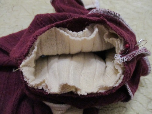 Varm fleece samlet for en hund