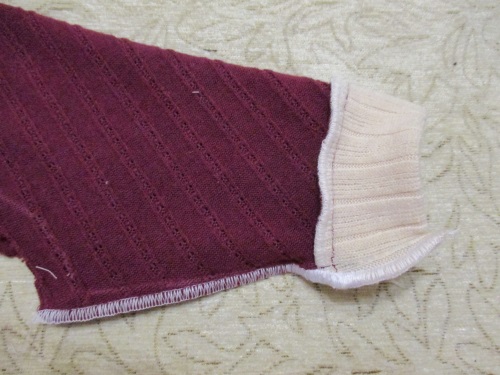 Varm fleece samlet for en hund