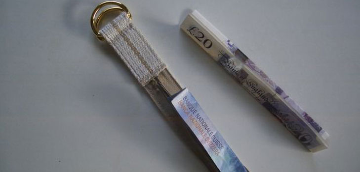 Hvordan sy et belte med en skjult lomme