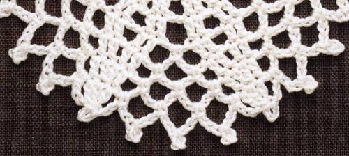 Openwork duker heklet Openwork duker heklet