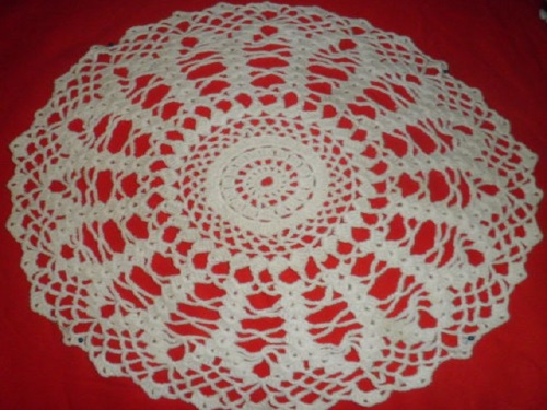 Openwork duker heklet