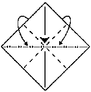 Klassisk kran origami