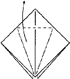 Klassisk kran origami