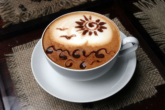 Latte kunst - kaffe maleri
