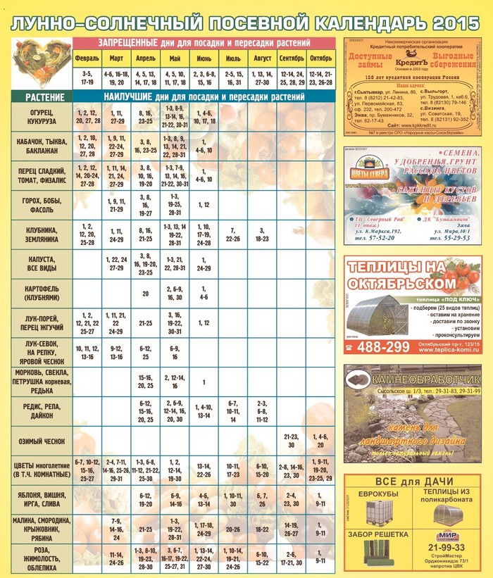 Lunar-kalender for lastebilbonden, oktober 2015 for Moskva-regionen, Uraler, Sibirien, Nordvest, Hviterussland, Ukraina