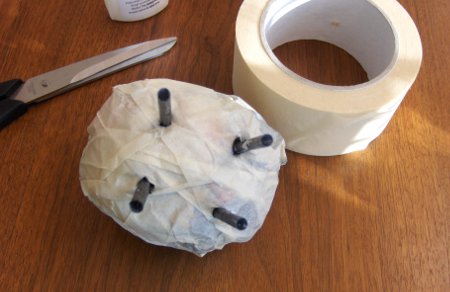 Nydelig lam fra bomullsballer til det nye året