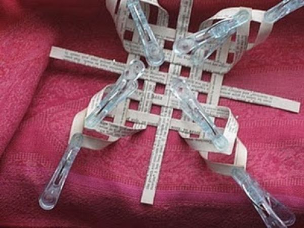 Vakre snøfinger for nyttår 2017 med egne hender av papir - diagrammer og bilder i faser. Master klasser for barn på store snøflak i origami teknikk
