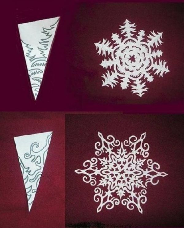 Vakre snøfinger for nyttår 2017 med egne hender av papir - diagrammer og bilder i faser. Master klasser for barn på store snøflak i origami teknikk Vakre snøfinger for nyttår 2017 med egne hender av papir - diagrammer og bilder i faser. Master klasser for barn på store snøflak i origami teknikk