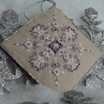 Nyttårs broderi: snøflak