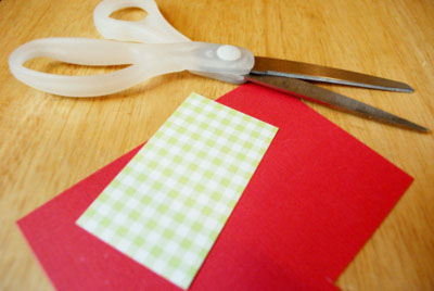 Julekort med scrapbooking stil for nyttår 2015 med egne hender