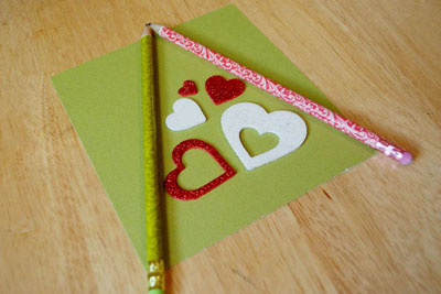 Julekort med scrapbooking stil for nyttår 2015 med egne hender