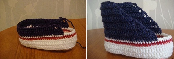 Hekle booties med trinnvis beskrivelse for nybegynnere