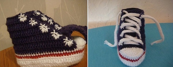 Hekle booties med trinnvis beskrivelse for nybegynnere