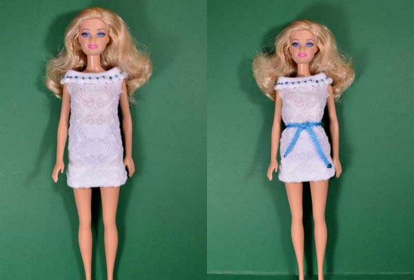Kjoler til Barbie egne hender - mønstre og mønstre