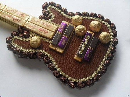 Gaver fra sjokolade, beste ideer med bilder