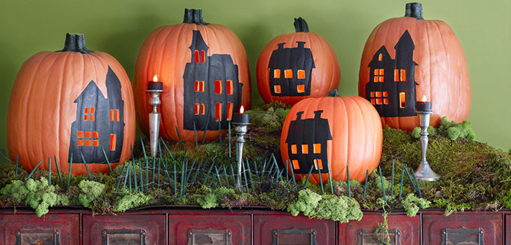 Håndverk for barn på Halloween