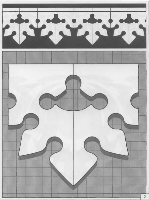 Skjæringstråd (openwork) og stenciler
