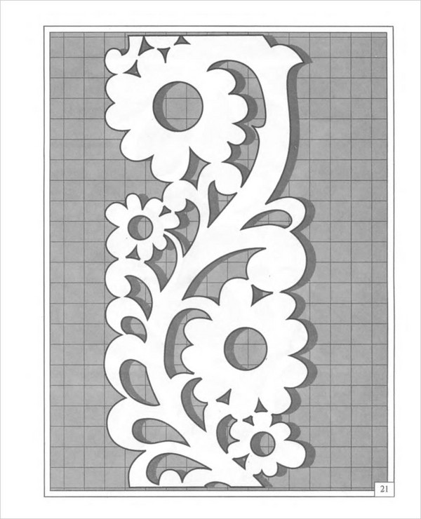 Skjæringstråd (openwork) og stenciler