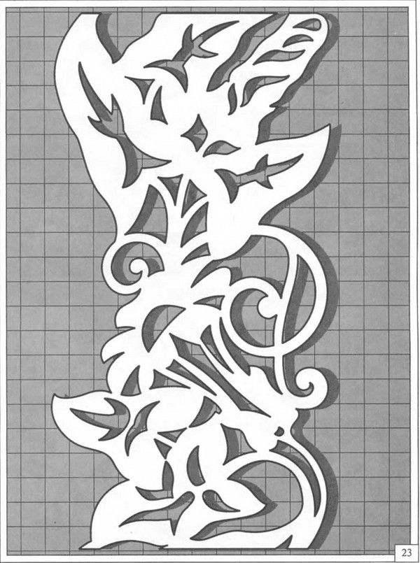 Skjæringstråd (openwork) og stenciler